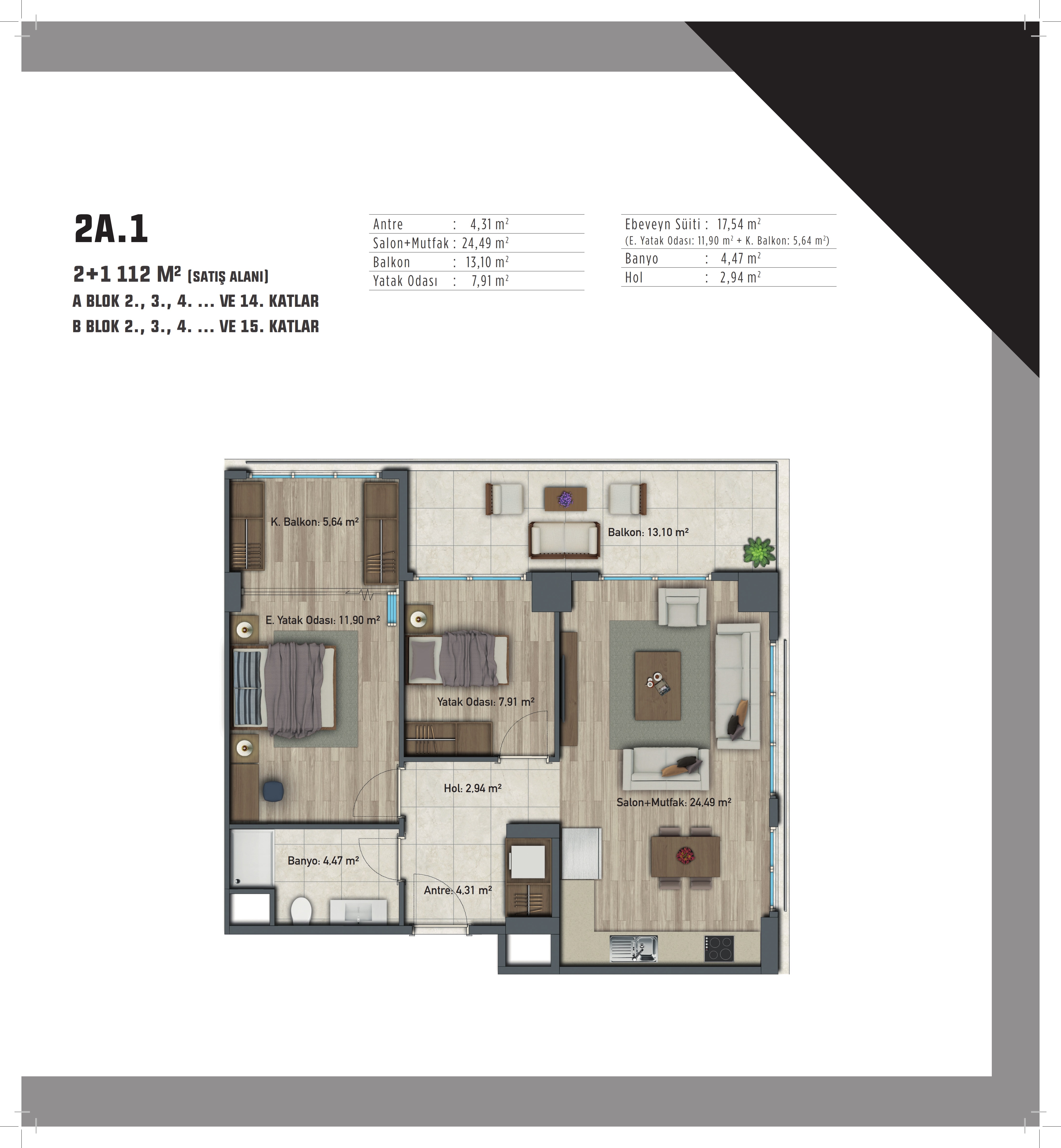 TWO BEDROOM 